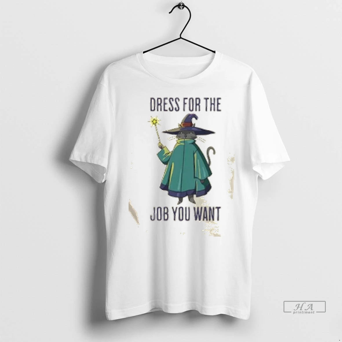 Official Trendy Dress For The Job You Want Cat Wizard Shirt Sweater
