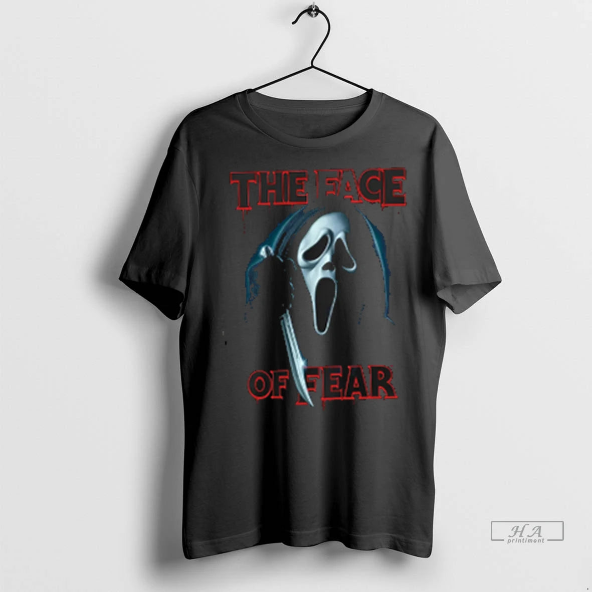 Official Trendy Ghost Face The Face Of Fear Spooky Season Halloween T Shirt I9c5yi9blx
