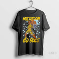 Official Trendy Go Blue Michigan Wolverines Monster Dunk Halloween Shirt Sweater