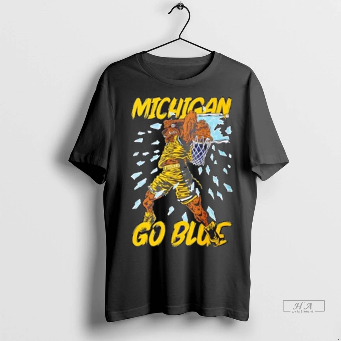 Official Trendy Go Blue Michigan Wolverines Monster Dunk Halloween Shirt Sweater