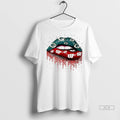 Official Trendy Green Bay Packers X Wisconsin Badgers Girl Lips Shirt Sweater