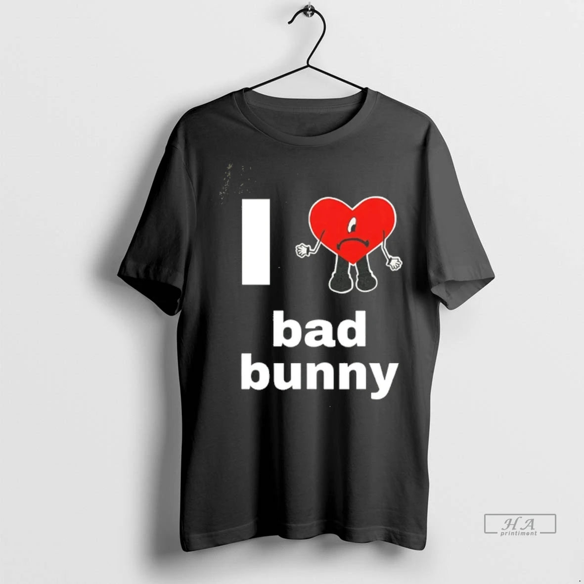 Official Trendy I Love Bad Bunny 2025 Tee Shirt Sweater