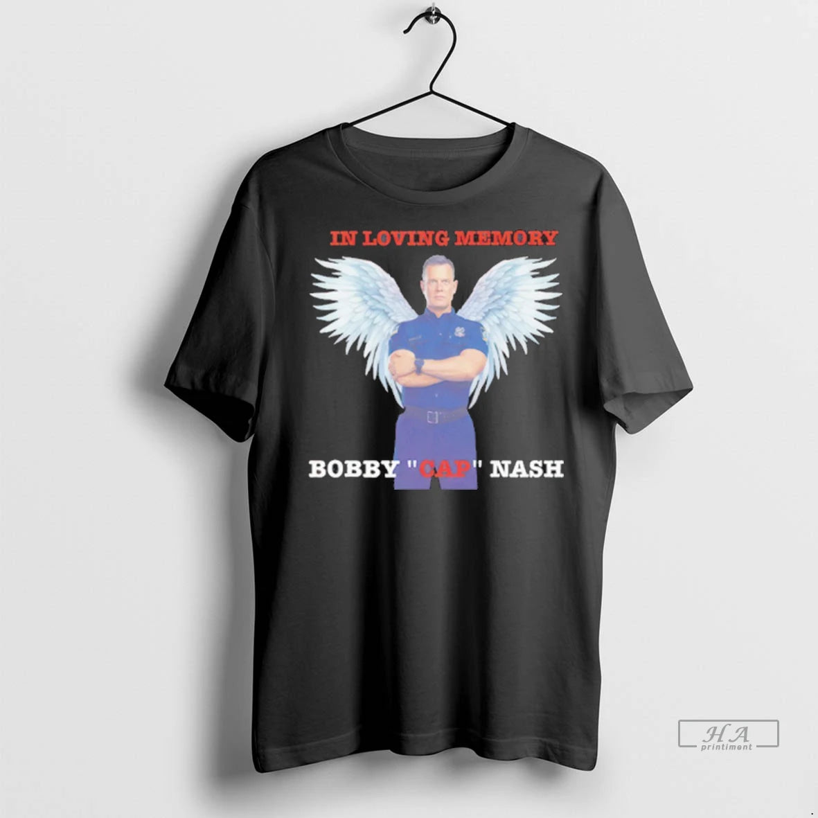Official Trendy In Loving Memory Bobby Captain Nash 9 1 1 Tv Show Shirt Sweater