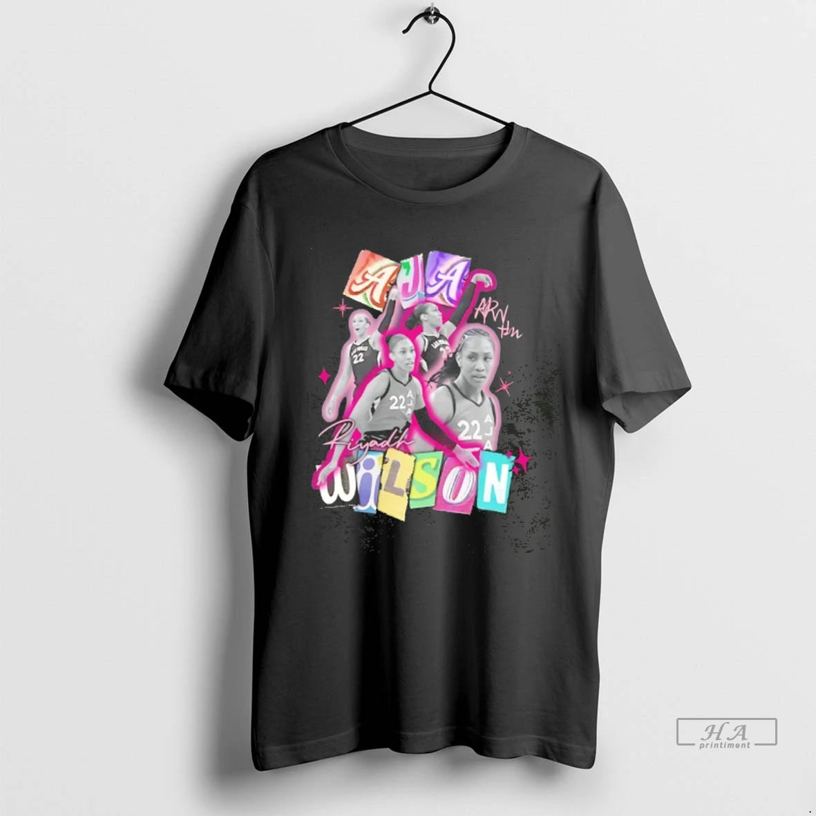Official Trendy Las Vegas Aces Aja Wilson Signature Tee Shirt Sweater