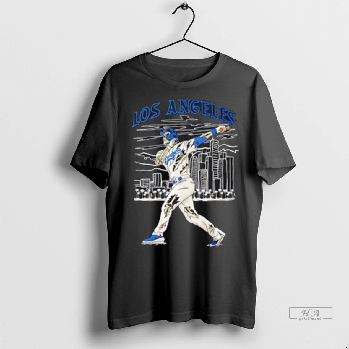 Official Trendy Los Angeles Dodgers Moon Shot Halloween Skeleton Shirt Sweater