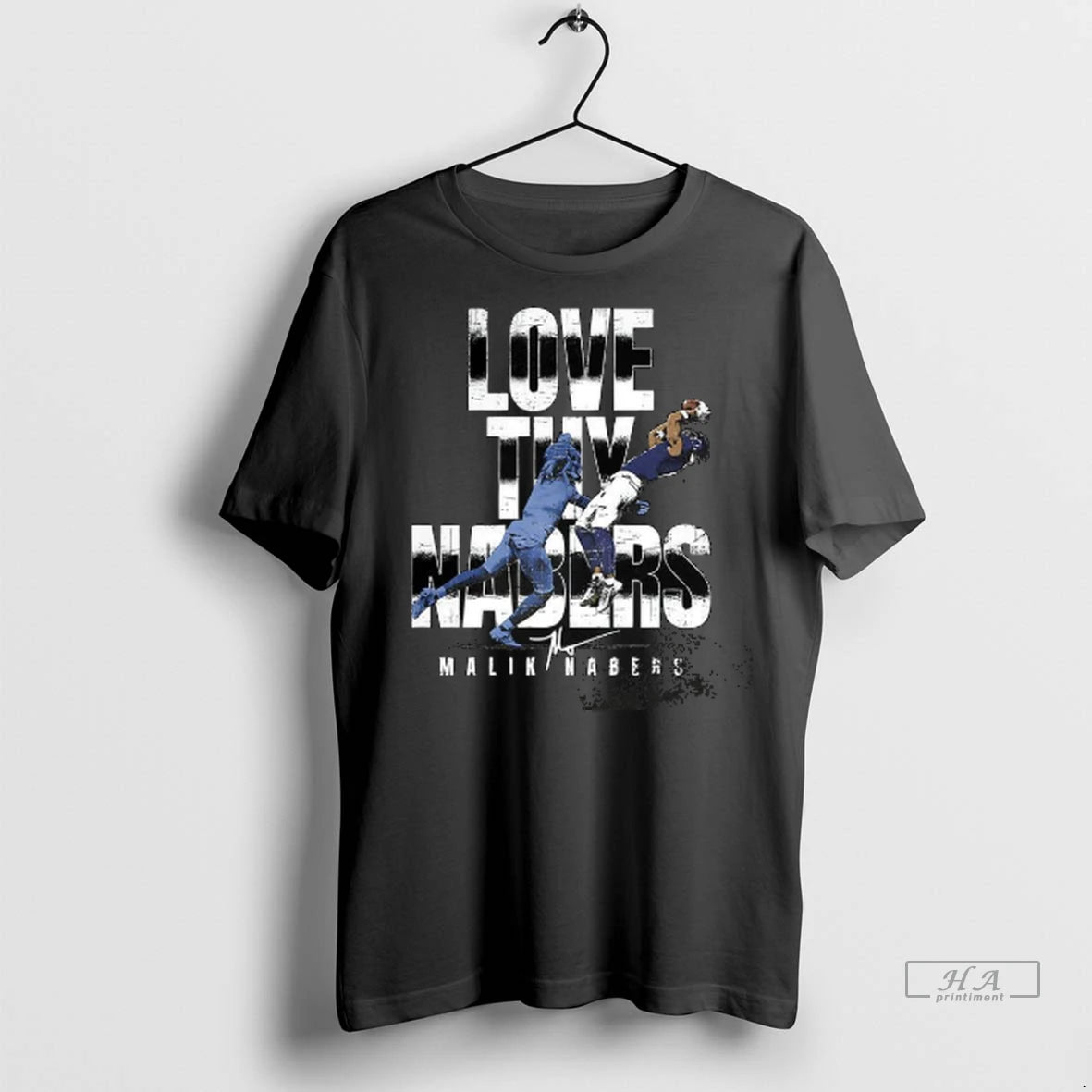 Official Trendy Malik Nabers New York Giants Football Love Thy Nabers Signature Shirt Sweater