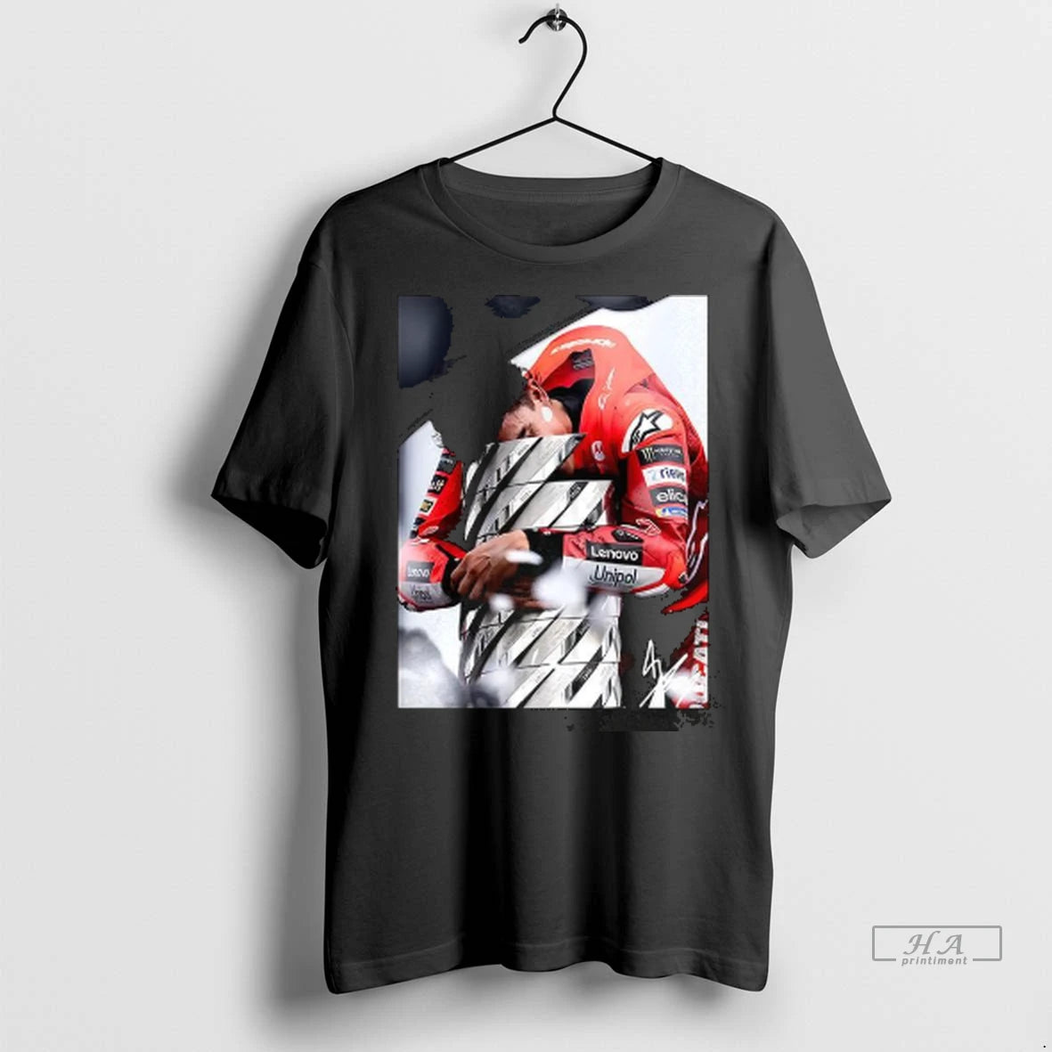 Official Trendy Marc Marquez Ducati Lenovo Team Motogp With Champion Signature Shirt Sweater