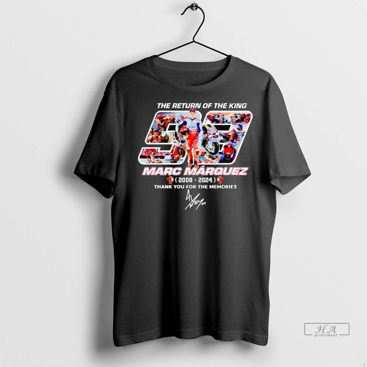 Official Trendy Marc Marquez The Return Of The King 2008 2024 Shirt Sweater
