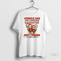 Official Trendy Monkey Asshole Dad And Smartass Daughter Best Friends For Life Shirt Sweater