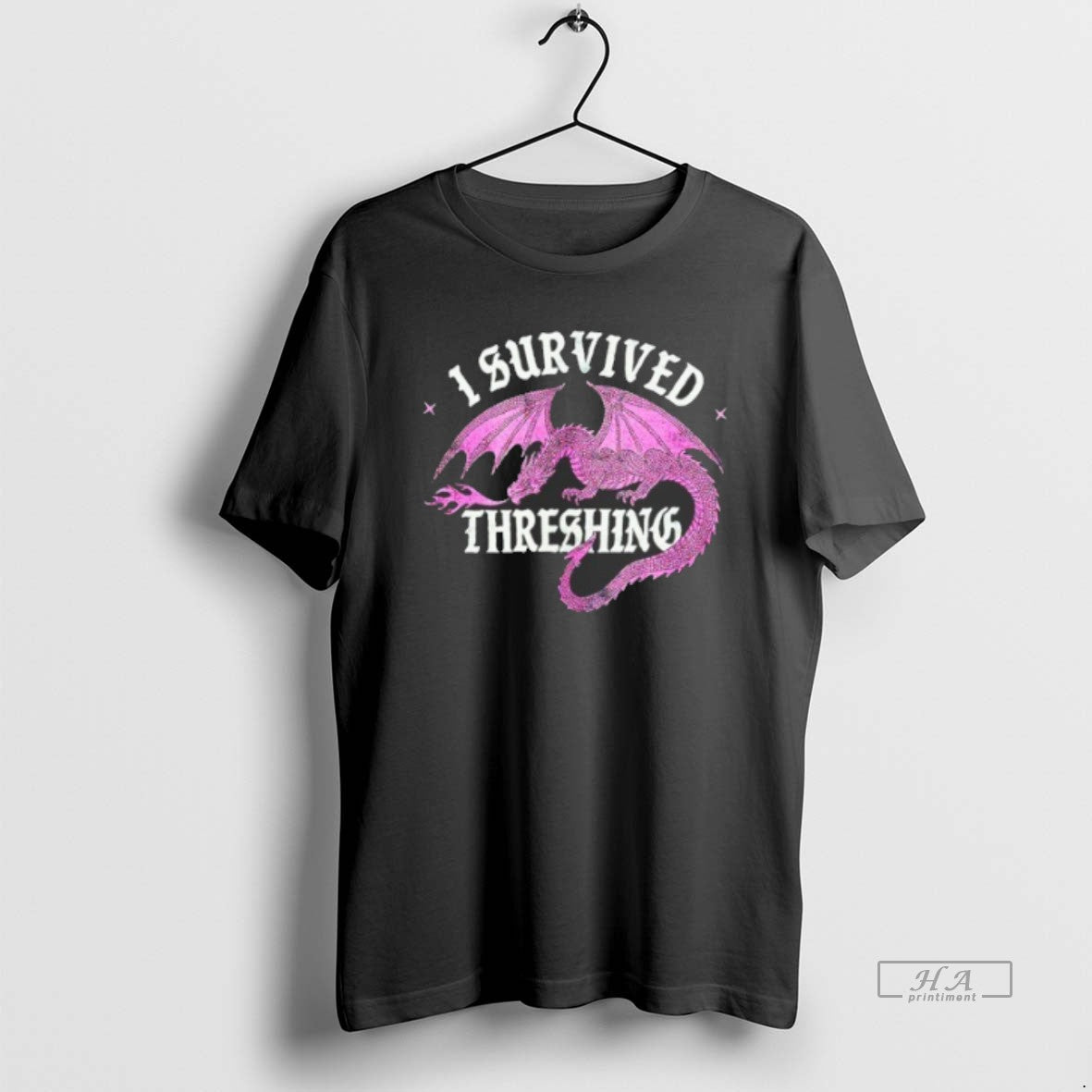 Official Trendy Pink Dragon I Survived Threshing