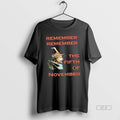 Official Trendy Remember Remember The Fifth Of November Guy Fawkes Day