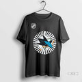 Official Trendy San Jose Sharks Behind Center Ice Design 2 Sided Shirt Sweater