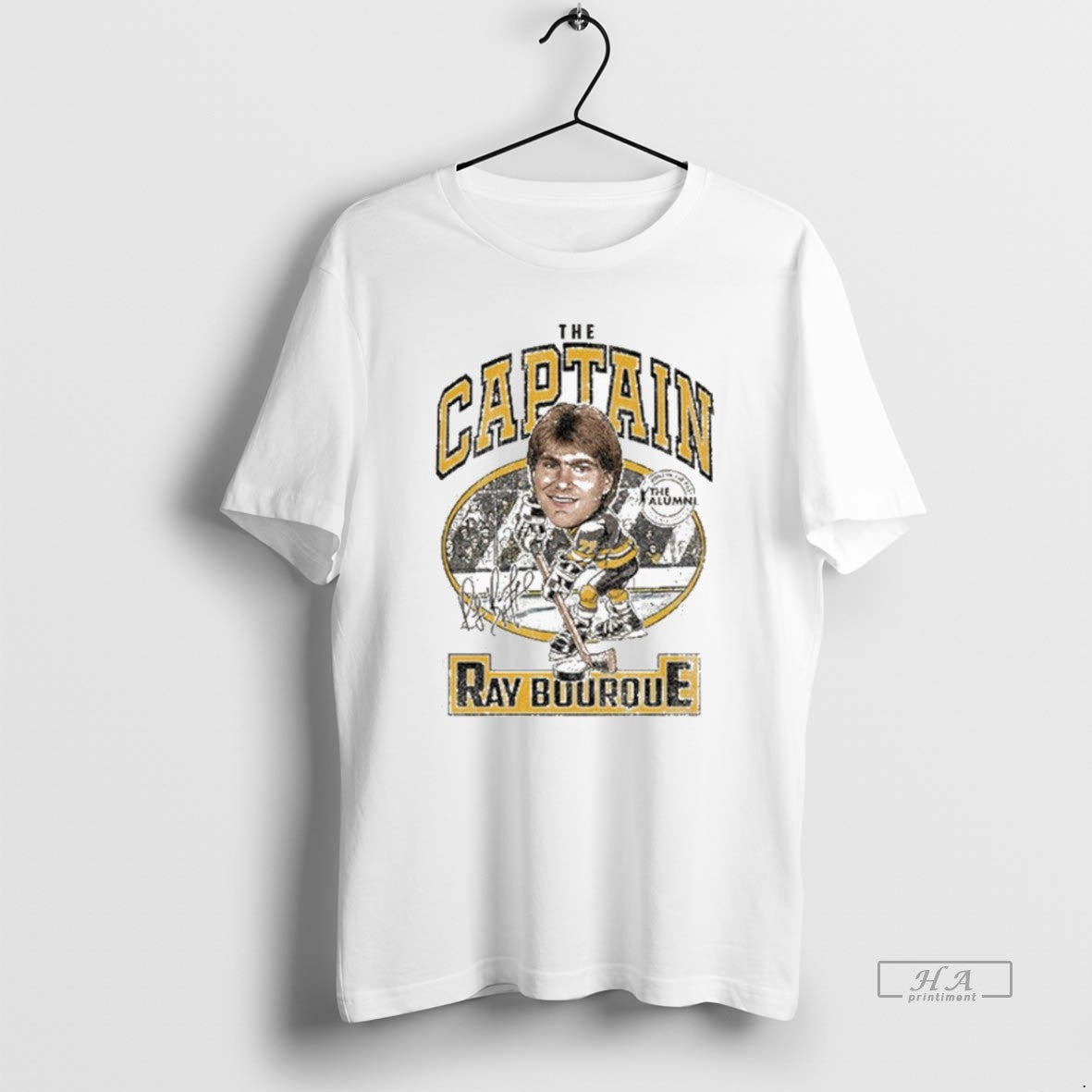 Official Trendy Spittin Chiclets X The Alumni Association Ray Bourque The Captain Signature