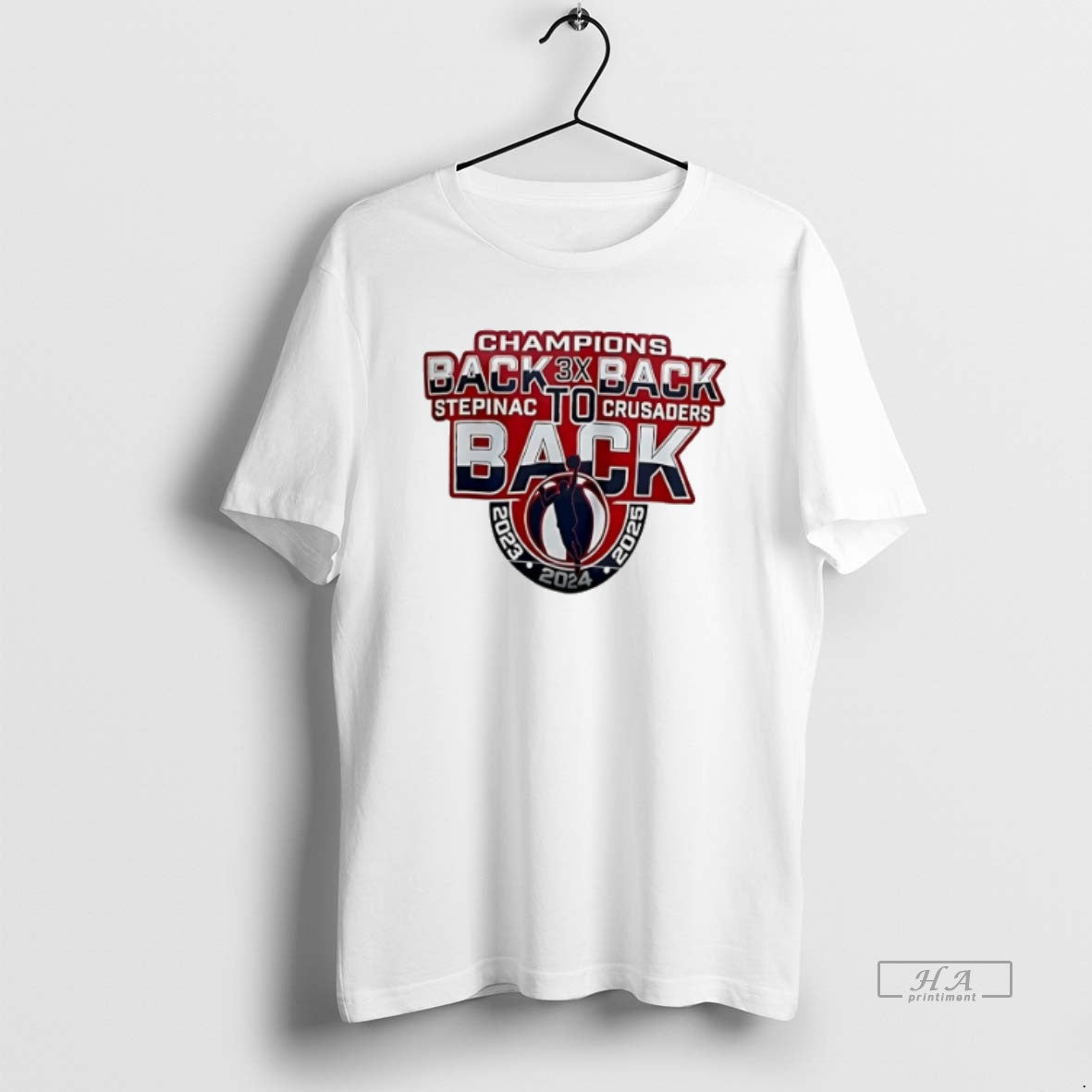 Official Trendy Stepinac Crusaders Champions Back To Back 3x