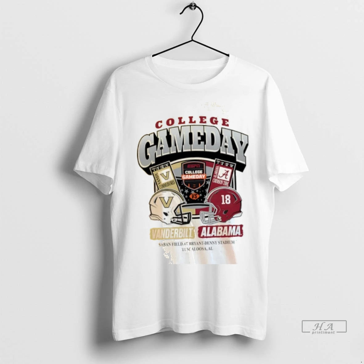 Official Trendy Vanderbilt Vs Alabama 2025 College Gameday Ticket Shirt Sweater