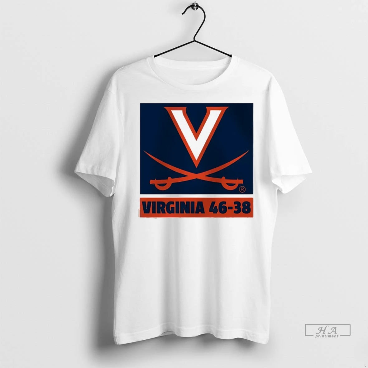 Official Trendy Virginia Cavaliers Football 46 38 Logo Shirt Sweater