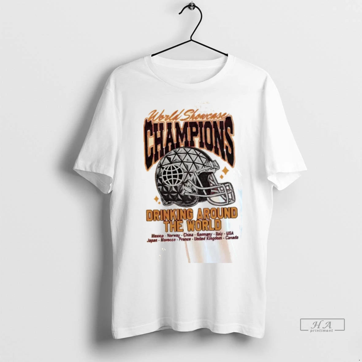 Official Trendy World Showcase Champions Drinking Around The World Epcot Helmet Shirt Sweater