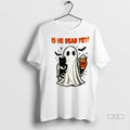 Official Trendy Ghost Black Cat Fdt Is He Dead Yet Halloween T Shirt Dezfq6