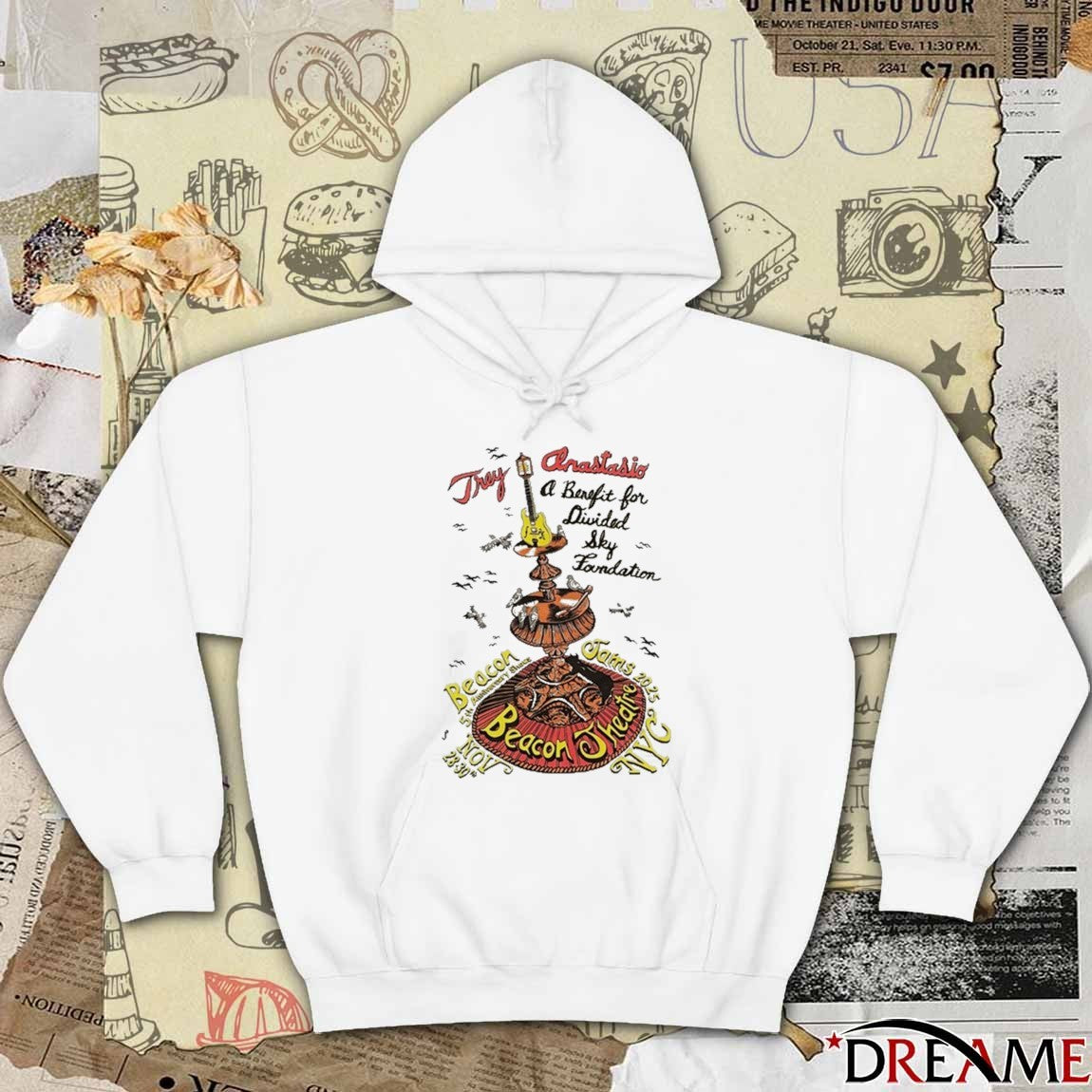 Trey Anastasio Band NYC November 28-30 2025 Beacon 5Th Anniversary Shows t-shirt