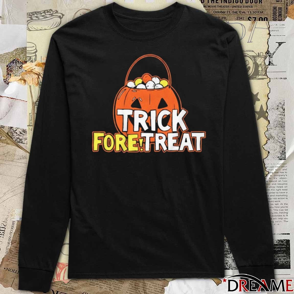 Trick Fore Treat Halloween 2025 Fanart t-shirt