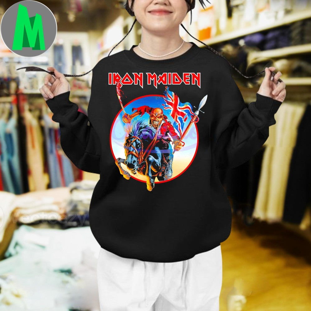 Trooper Warrior On Horse Iron Maiden Vintage Heavy Metal Shirt