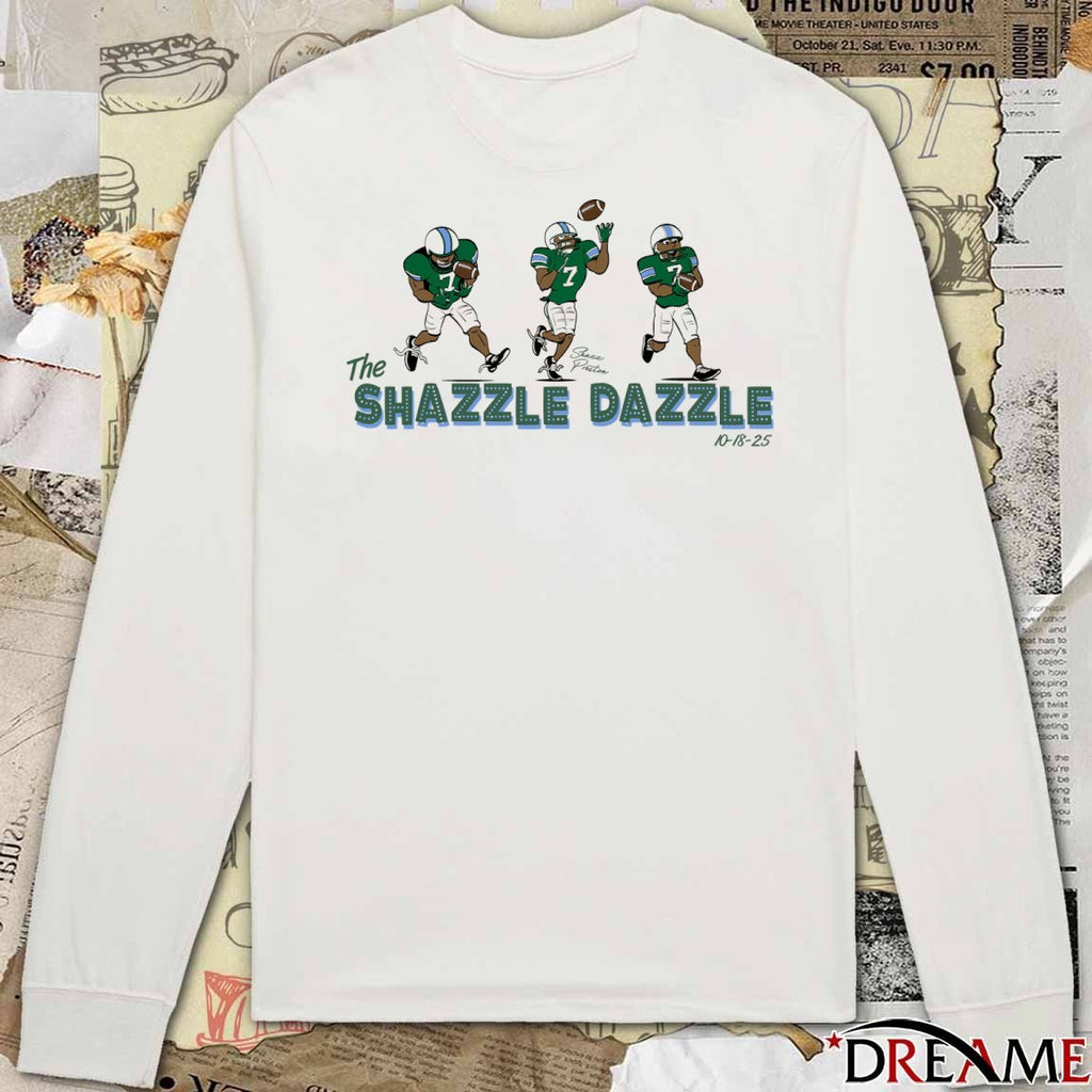 Tulane Green Wave Shazz Preston Shazzle Dazzle 10 18 2025 t-shirt