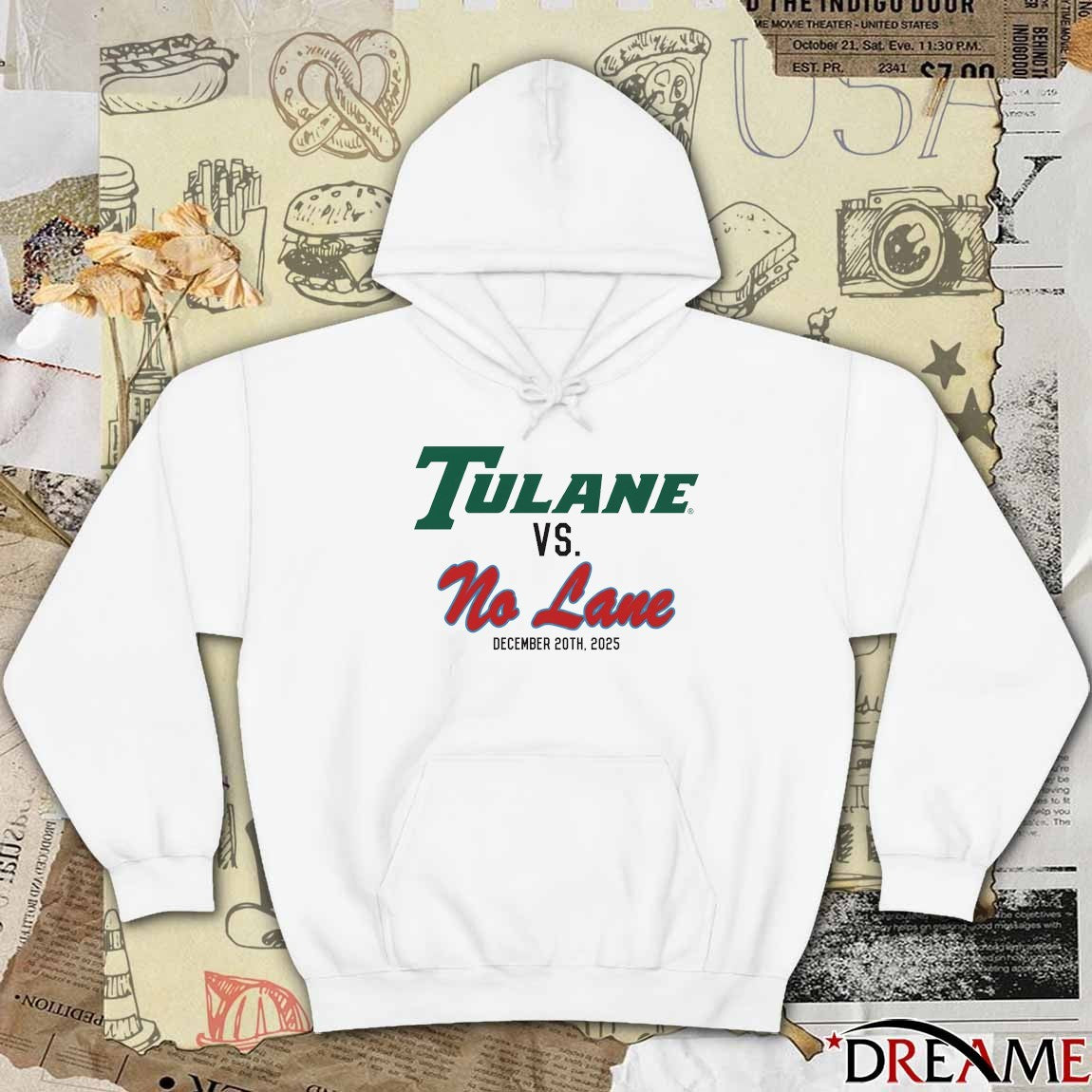 Tulane Green Wave Vs No Lane December 20th 2025 t-shirt