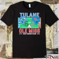 Tulane vs. Ole Miss 2025 College Football Playoff 12.20 Vaught-Hemingway Stadium t-shirt