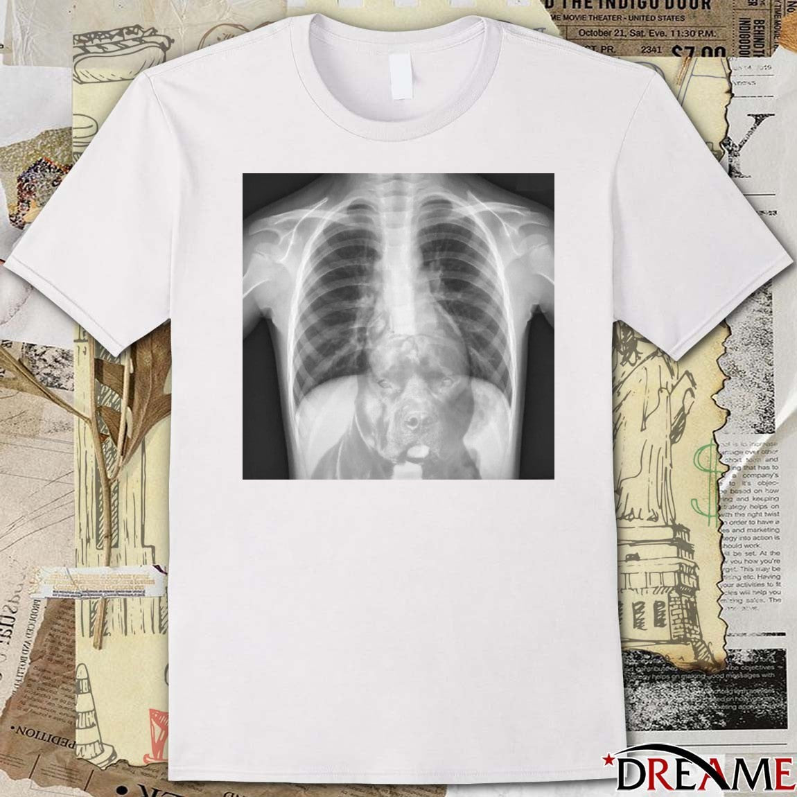 Tyler Shough’s Post-Game X-Ray Confirms He’s Got That Dog In Him t-shirt