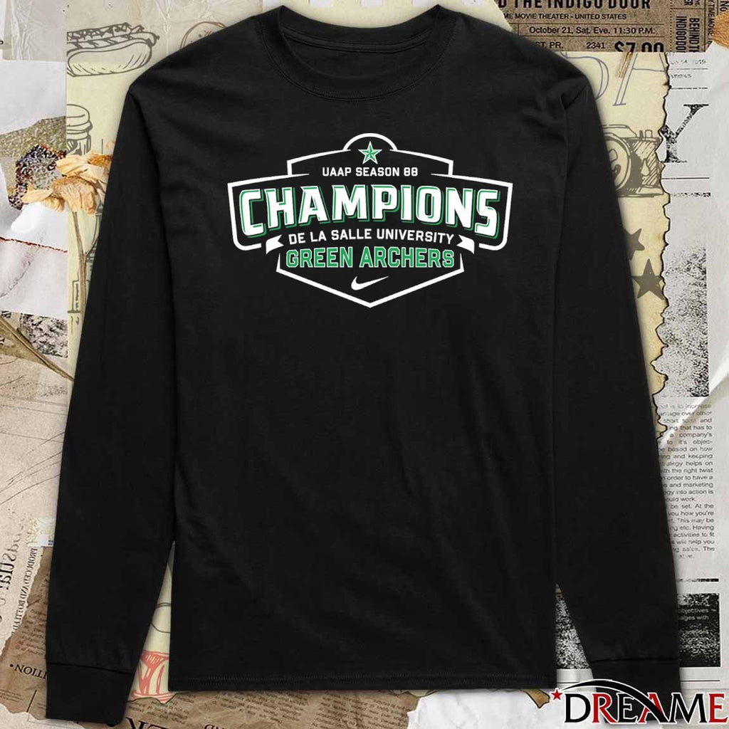 UAAP Season 88 Champions De La Salle University Green Archers Logo t-shirt