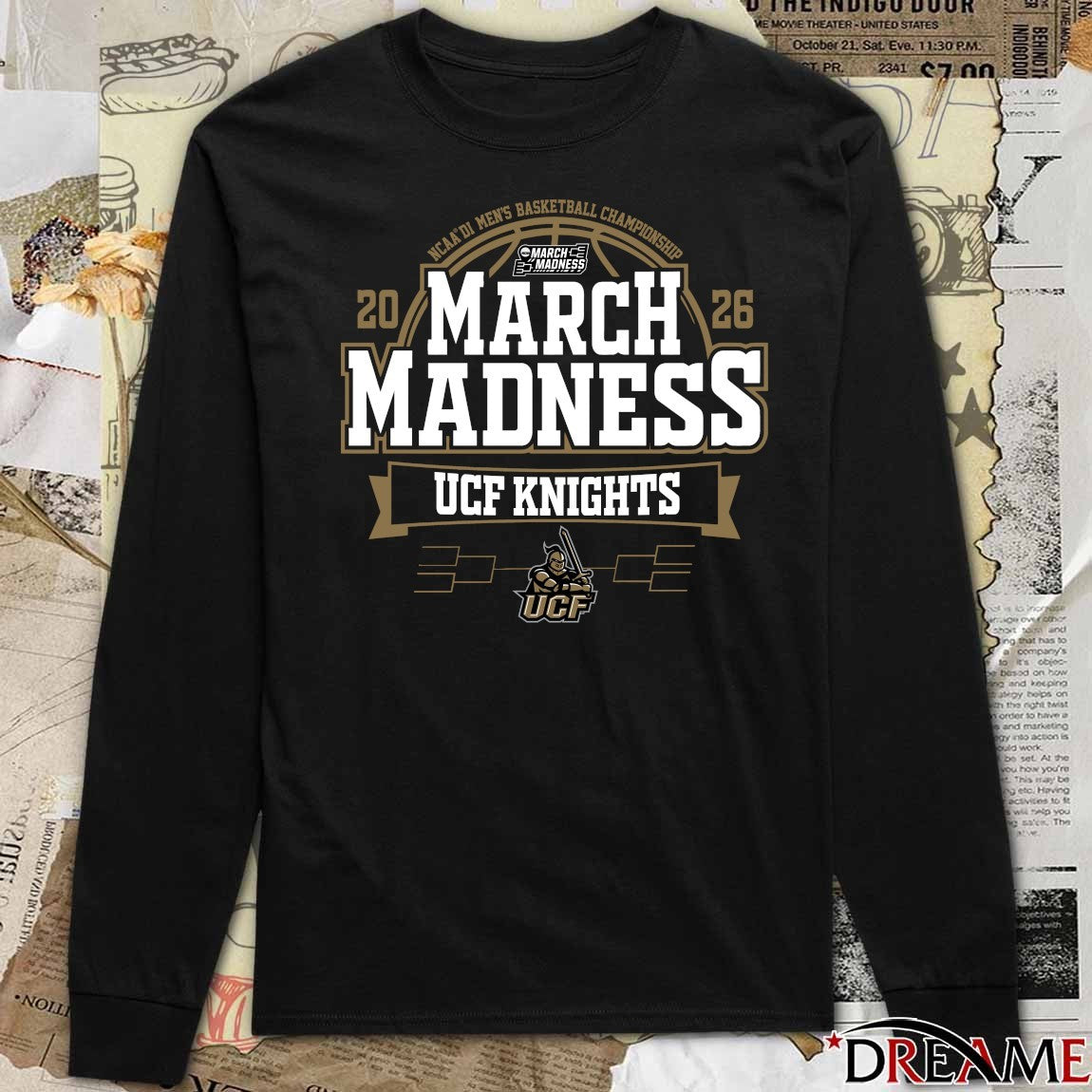 UCF Knights 2026 NCAA DI Men’s Basketball Championship March Madness t-shirt