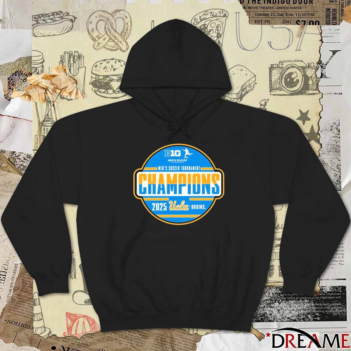 UCLA Bruins Big Ten Men’s Soccer Tournament Champions t-shirt