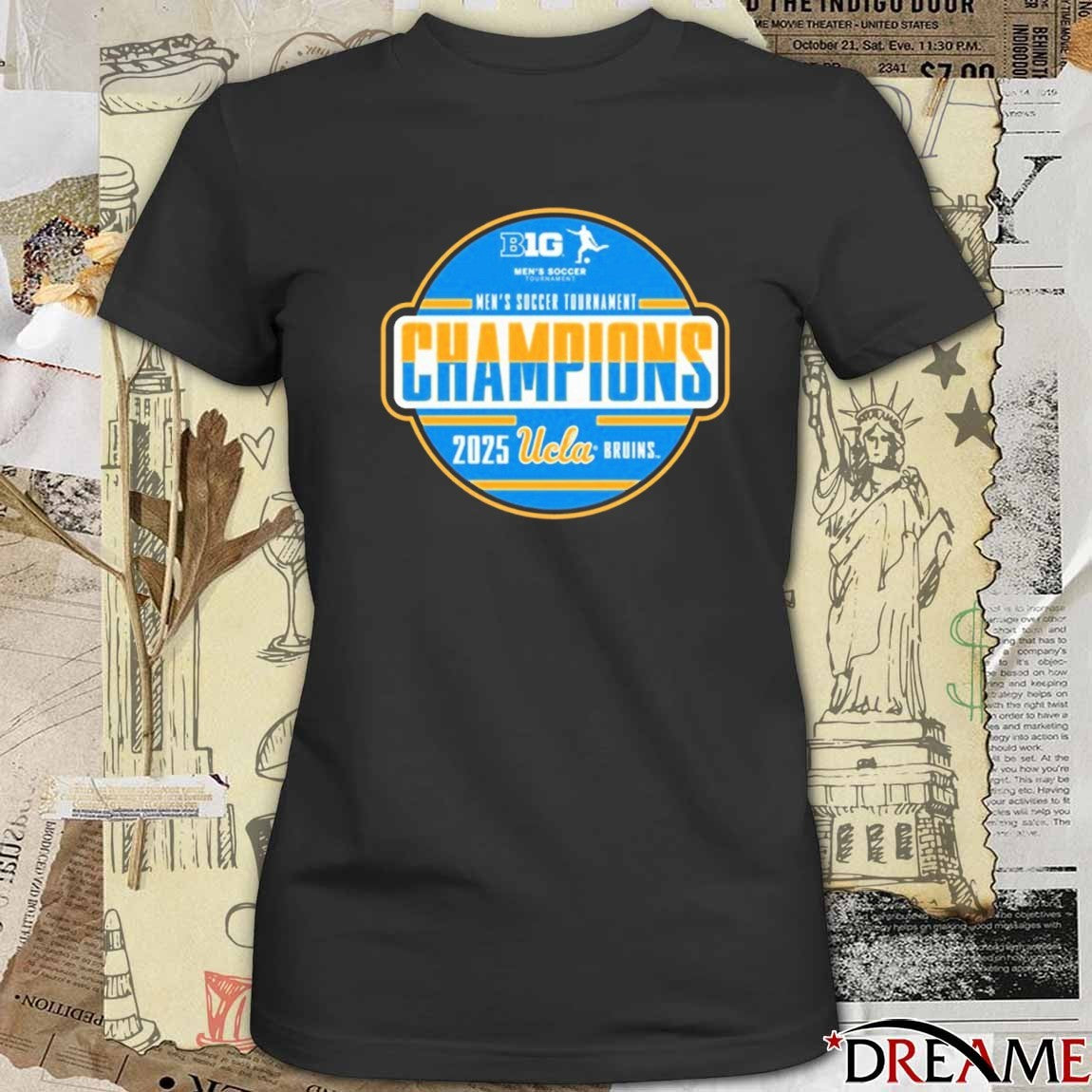 UCLA Bruins Big Ten Men’s Soccer Tournament Champions t-shirt