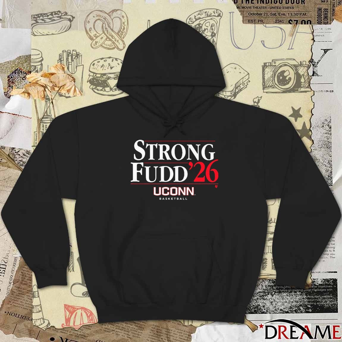 UConn Huskies Basketball Strong-Fudd ’26 t-shirt