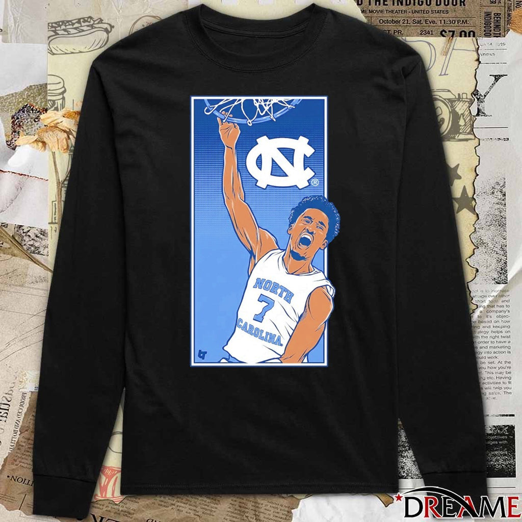 UNC North Carolina Tar Heels Basketball Seth Trimble Signature Slam t-shirt