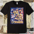 USA Gold Medal Winners 2026 Winter Olympics Men’s Ice Hockey Open ICE Poster t-shirt