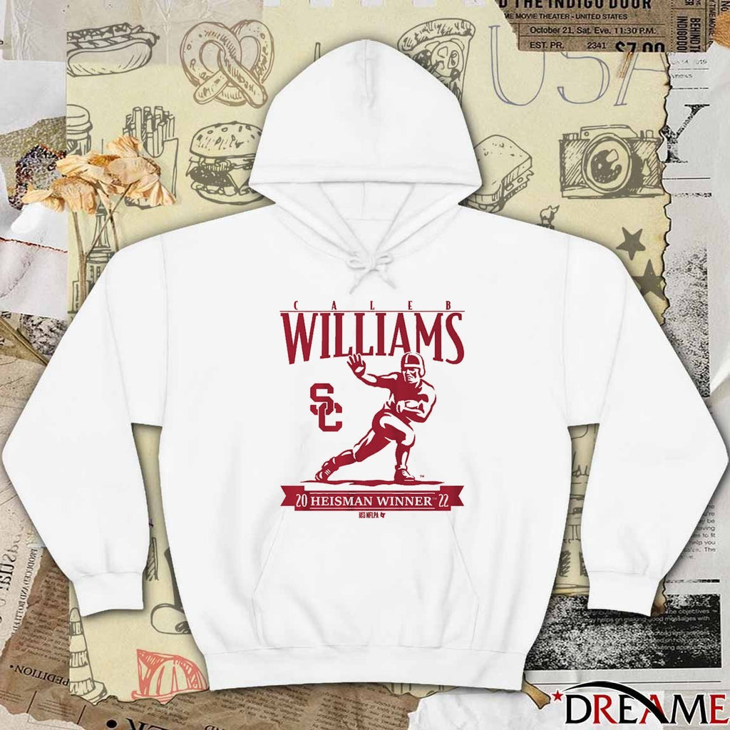 USC Trojans Football Caleb Williams Heisman Winner Trophy t-shirt