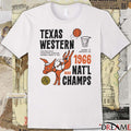 UTEP Texas Western 1966 NCAA Nat’l Champs Cole Field House College Park Maryland t-shirt