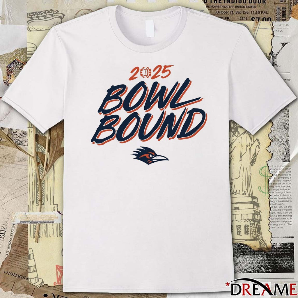 UTSA Roadrunners Football NCAA 2025 Bowl Bound t-shirt