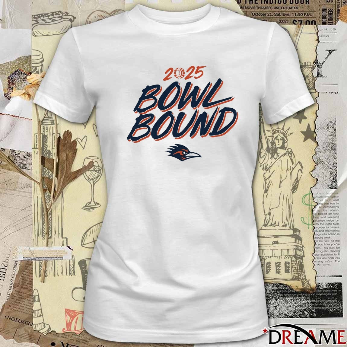 UTSA Roadrunners Football NCAA 2025 Bowl Bound t-shirt