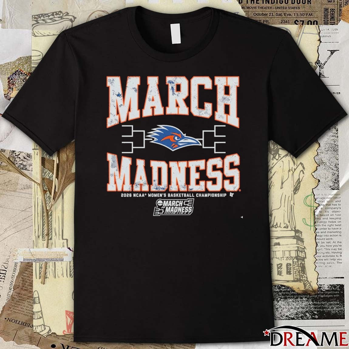 UTSA Roadrunners WBB 2026 NCAA Women’s Basketball Championship March Madness t-shirt
