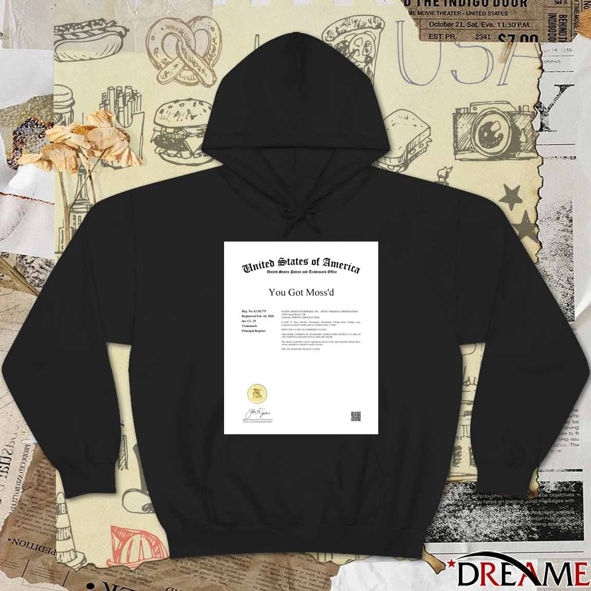 United States Of America Randy Moss Trademarks You Got Moss’d 2026 Signature t-shirt