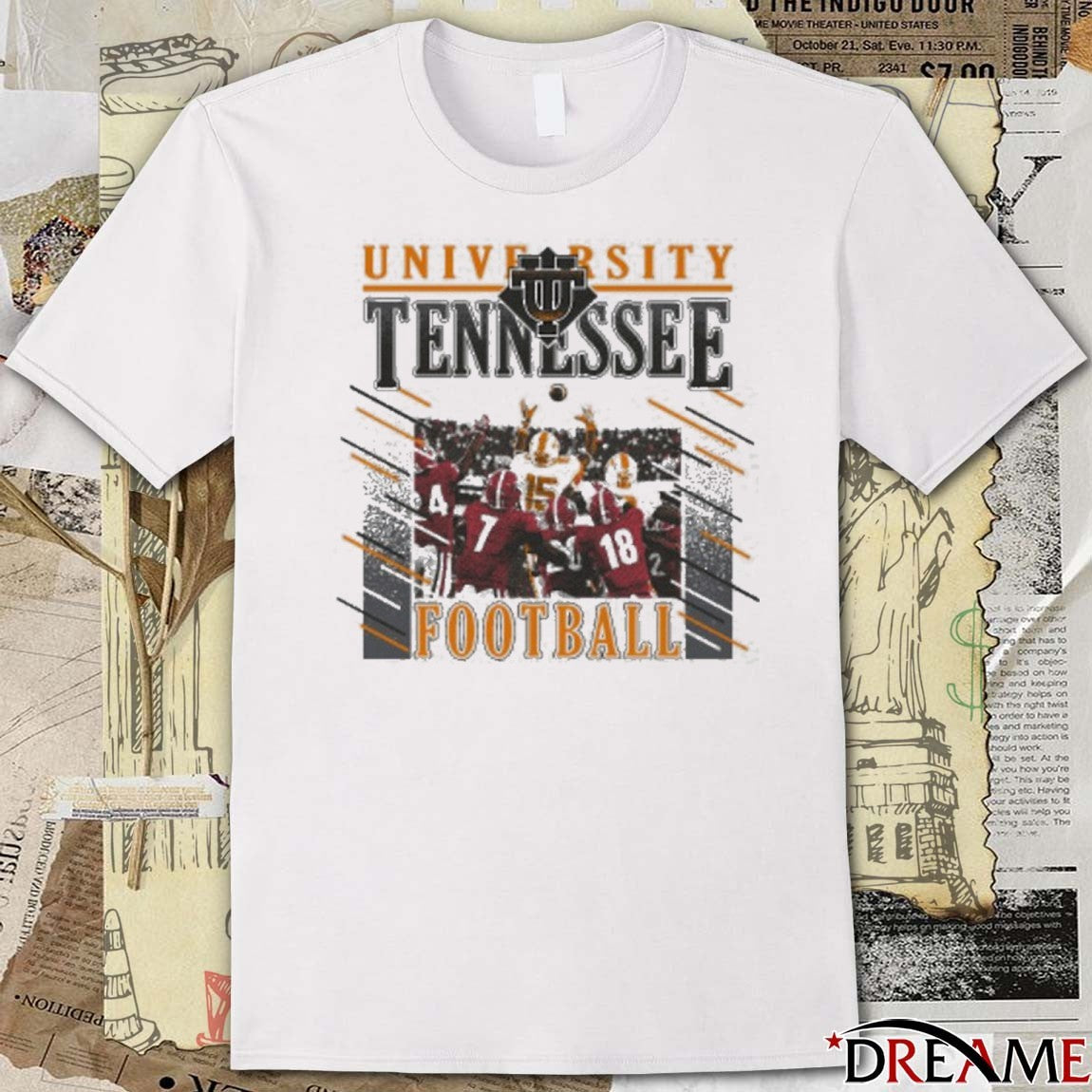 University Of Tennessee Vols Football Graphic 2026 t-shirt