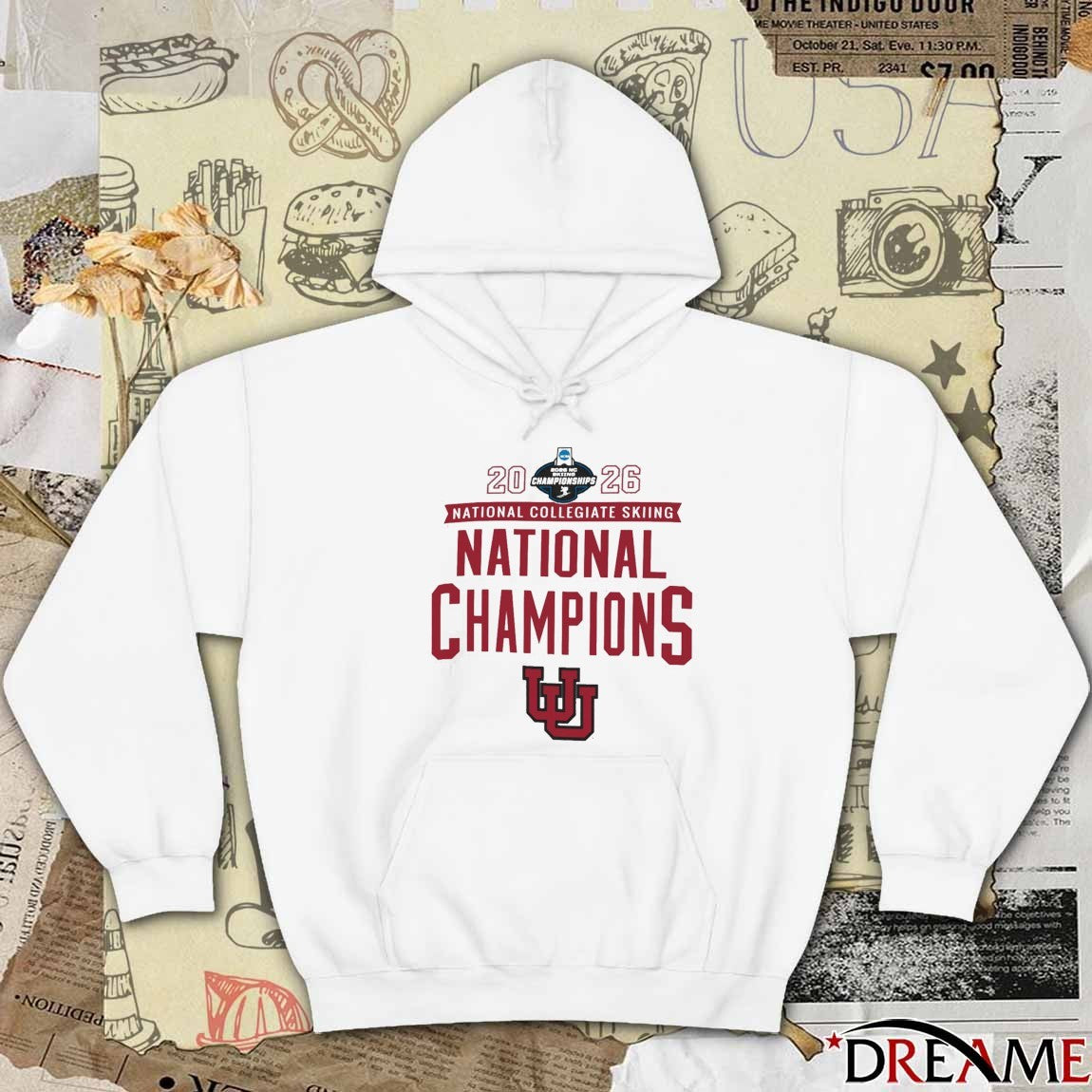 Utah Utes 2026 NCAA National Collegiate Skiing National Champions t-shirt