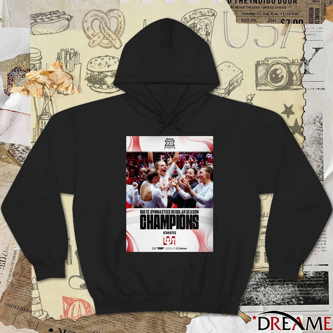 Utah Utes Big 12 Gymnastics Regular Season Champions 2026 Poster t-shirt