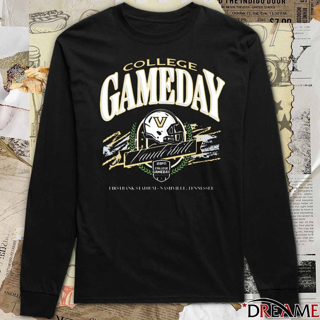 Vanderbilt Commodore 2025 ESPN College Gameday Firstbank Stadium Nashville TN t-shirt