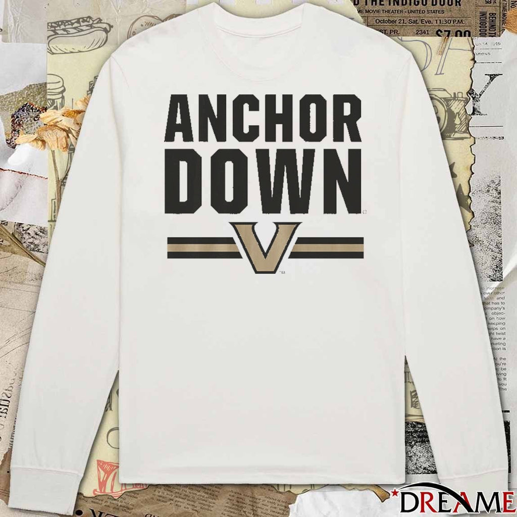 Vanderbilt Commodores Anchor Down NCAA Football 2025 t-shirt