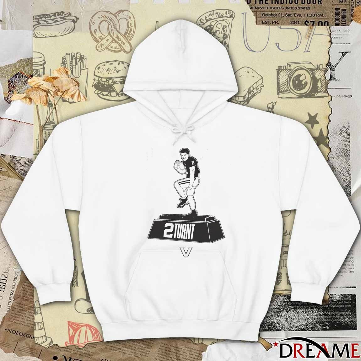 Vanderbilt University Commodores Football Diego Pavia Heisman 2 Turnt t-shirt