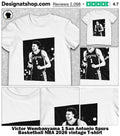 Victor Wembanyama 1 San Antonio Spurs Basketball NBA 2026 vintage shirt