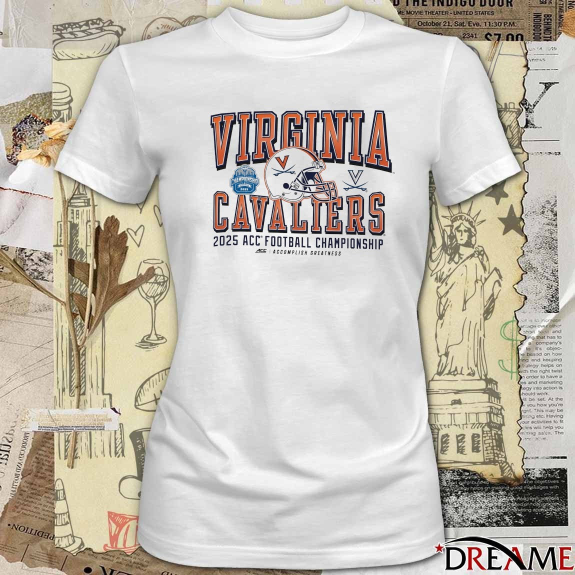 Virginia Cavaliers 2025 Atlantic Coast Conference Football Championship – Champion t-shirt